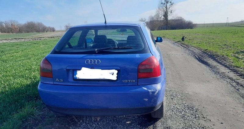 Audi A3 cena 3000 przebieg: 430000, rok produkcji 1999 z Konstantynów Łódzki małe 56
